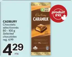 Brunet CADBURY Chocolats sélectionnés offer