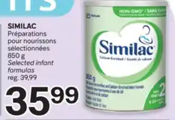 Brunet SIMILAC Préparations pour nourissons sélectionnées offer
