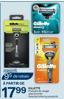 Brunet GILLETTE Produits de rasage sélectionnés offer