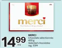 Brunet MERCI Chocolats sélectionnés offer