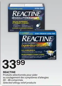 Brunet REACTINE Produits sélectionnés pour aider au soulagement des symptômes d'allergies offer