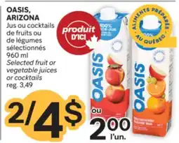 Brunet OASIS ARIZONA Jus ou cocktails de fruits ou de légumes sélectionnés offer