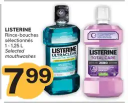Brunet LISTERINE Rince-bouches sélectionnés offer