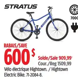 Canadian Tire Stratus Hightown Electric Bike offer