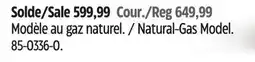 Canadian Tire WEBER Natural-Gas Model offer