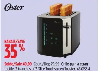 Canadian Tire Oster 2-Slice Touchscreen Toaster offer