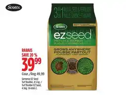 Canadian Tire Scotts Turf Builder EZ Seed, 4.5kg offer