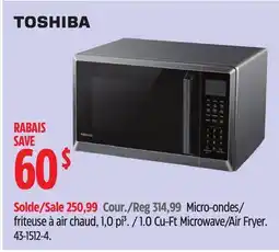 Canadian Tire Toshiba 1.0 Cu-Ft Microwave/Air Fryer offer