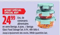 Canadian Tire Bentgo Glass Food Storage Set, 6-Pc offer