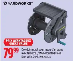 Canadian Tire Wall-Mounted Hose Reel with Shelf offer