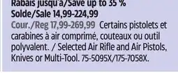 Canadian Tire Selected Air Rifle and Air Pistols, Knives or Multi-Tool offer