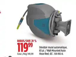 Canadian Tire Wall-Mounted Auto Hose Reel offer