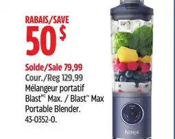 Canadian Tire NINJA Blast Max Portable Blender offer