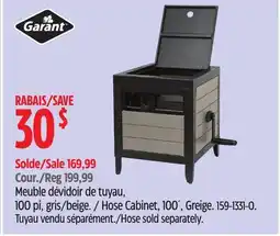 Canadian Tire Hose Cabinet, 100´, Greige offer