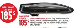 Canadian Tire THULE Convoy XT Rooftop Cargo Box offer
