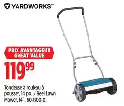 Canadian Tire Yardworks Reel Lawn Mower, 14 offer