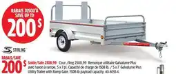 Canadian Tire 5 x 7´ Galvalume Plus Utility Trailer with Ramp Gate offer