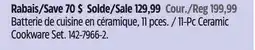 Canadian Tire 11-Pc Ceramic Cookware Set offer