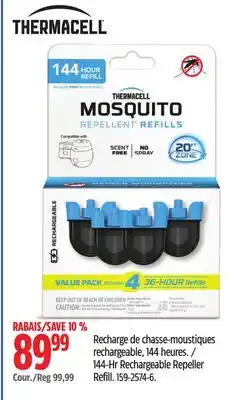 Canadian Tire 144-Hr Rechargeable Repeller Refill offer