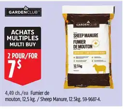 Canadian Tire Sheep Manure offer
