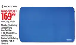 Canadian Tire Matelas de camping autogonflant Comfort Max, 4 po, deux places offer