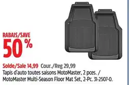Canadian Tire MotoMaster Multi-Season Floor Mat Set, 2-Pc offer