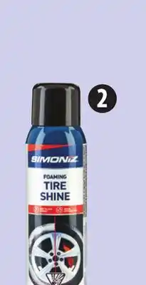 Canadian Tire SIMONIZ Foaming Car Tire Shine Spray offer
