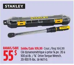 Canadian Tire 3β8Λ Drive Torque Wrench offer