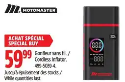 Canadian Tire Cordless Inflator offer