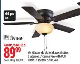 Canadian Tire Ceiling Fan with Pull Chain offer