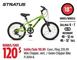 Canadian Tire Green Chipper Bike offer