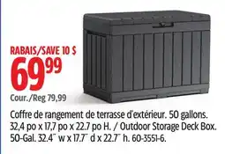 Canadian Tire Outdoor Storage Deck Box offer