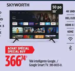 Canadian Tire Google Smart TV offer