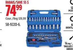 Canadian Tire MASTERCRAFT General Use Socket Set offer