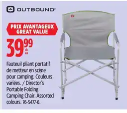 Canadian Tire Director's Portable Folding Camping Chair offer