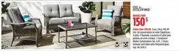Canadian Tire FOR LIVING Sandstone Wicker Conversation Set, 4-Pc offer