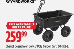 Canadian Tire Yardworks Poly Garden Cart offer