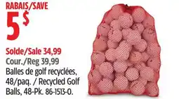 Canadian Tire Recycled Golf Balls, 48-Pk offer