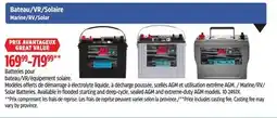 Canadian Tire Marine/RV/ Solar Batteries offer