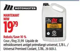 Canadian Tire MOTOMASTER Universal Premixed Coolant offer