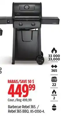 Canadian Tire Rebel 365 BBQ offer