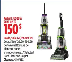 Canadian Tire Selected Hard Floor and Carpet Cleaners offer