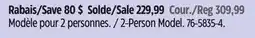 Canadian Tire 2-Person Model offer