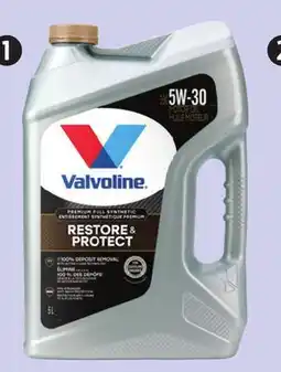 Canadian Tire Valvoline Restore & Protect Synthetic Motor Oil. Selected grades. 5L offer
