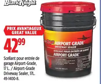 Canadian Tire Black knight Airport-Grade Driveway Sealer offer