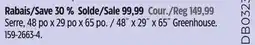 Canadian Tire Miracle-Gro 48˝ x 29˝ x 65˝ Greenhouse offer