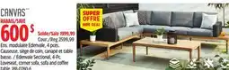 Canadian Tire Edenvale Sectional, 4-Pc. Loveseat, corner sofa, sofa and coffee table offer