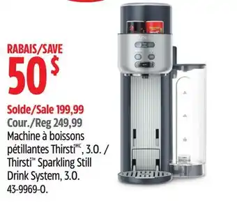 Canadian Tire Ninja Thirsti Sparkling Still Drink System, 3.0 offer