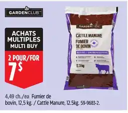 Canadian Tire Cattle Manure offer