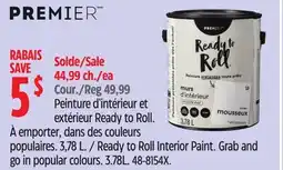 Canadian Tire Ready to Roll Interior Paint offer